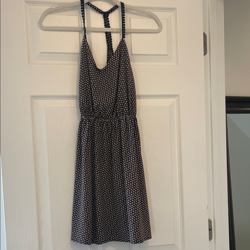 Soprano Navy Floral Dress